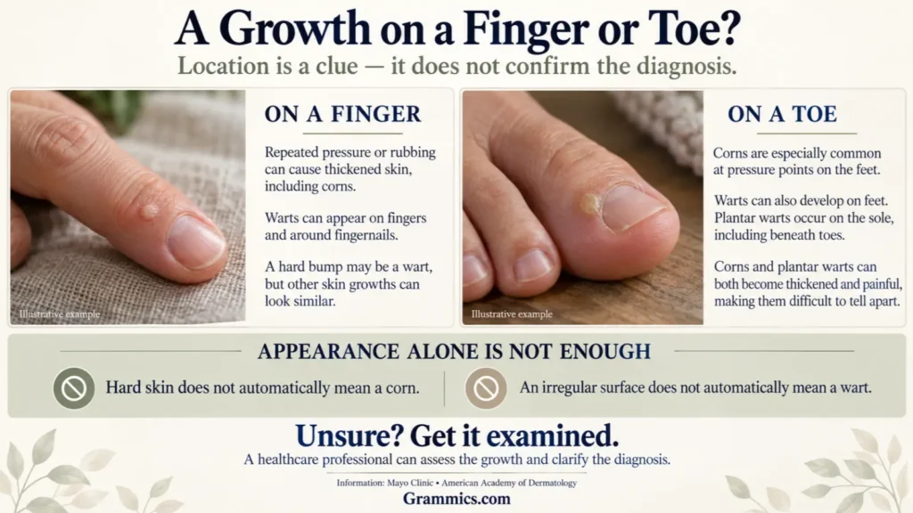Growth on a Finger or Toe Causes and Meaning