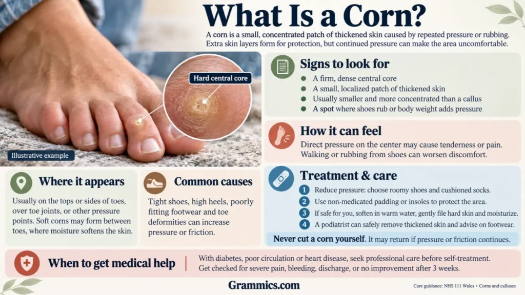 What Is a Corn Meaning, Definition, and Examples