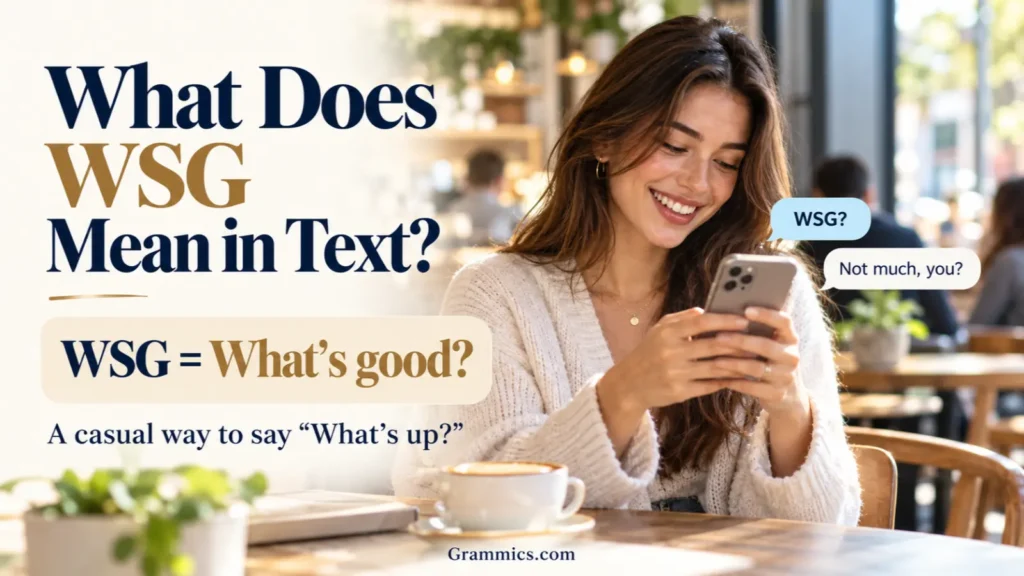 WSG Meaning in Text What It Means & How to Reply