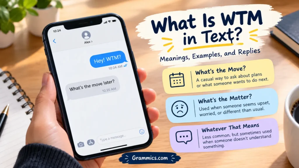 What Is WTM in Text Meaning, Examples & Replies